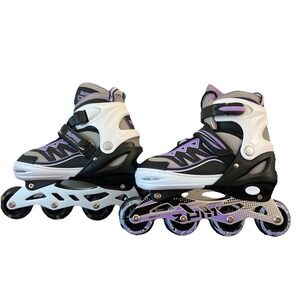 2PM Sports Cytia Adjustable Inline Skates Size 3Y-6Y Adjustable Purple ABEC-7